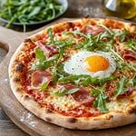 Œuf sur une pizza : à quel moment le poser pour un blanc cuit et un jaune coulant